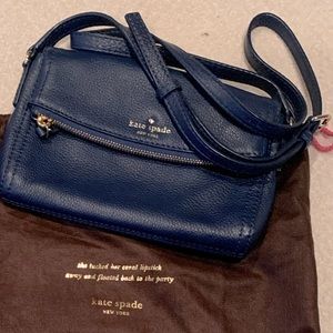 NWT Kate Spade Mini Carson Zip Crossbody in Laguna Blue
